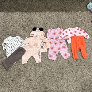 Baby Girl 3-6 Month Outfits Fall/Winter